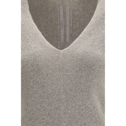 Rick Owens Grauer Kaschmirpullover