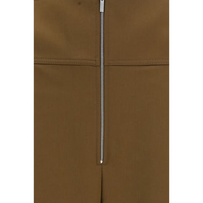 Ferragamo Braune Hose aus Ovis Aries Wolle Aries