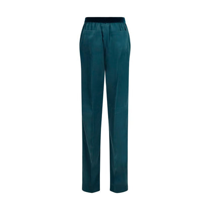Tom Ford Blaue Seidenhose für die Freizeit