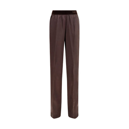 Tom Ford Braune Seidenhose Lässig