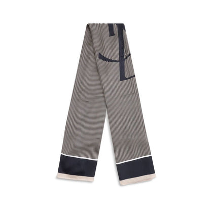 Saint Laurent Blaues Seidenschal