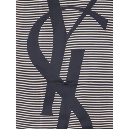 Saint Laurent Blaues Seidenschal