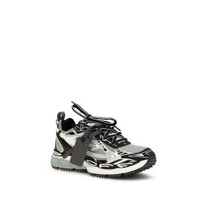 Off-White Graue Sportschuhe aus Polyester