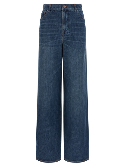 Chloé Blaue Baumwolljeans Denim