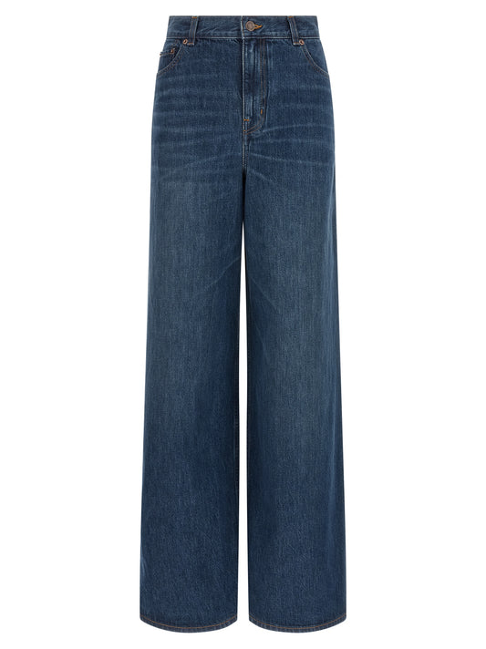 Chloé Blaue Baumwolljeans Denim