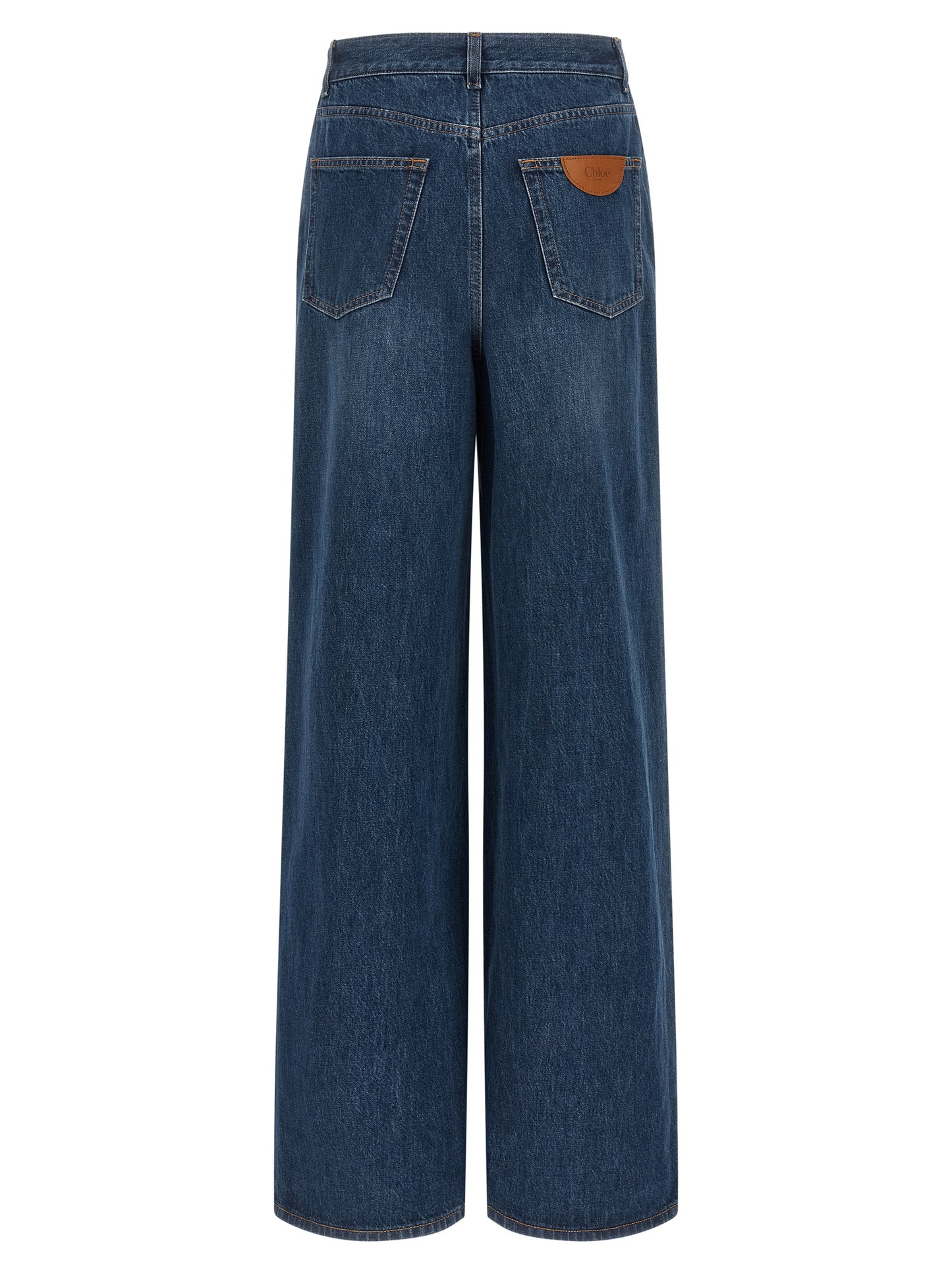 Chloé Blaue Baumwolljeans Denim