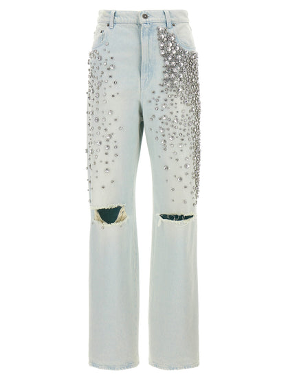 Golden Goose Blaue Baumwolljeans Denim
