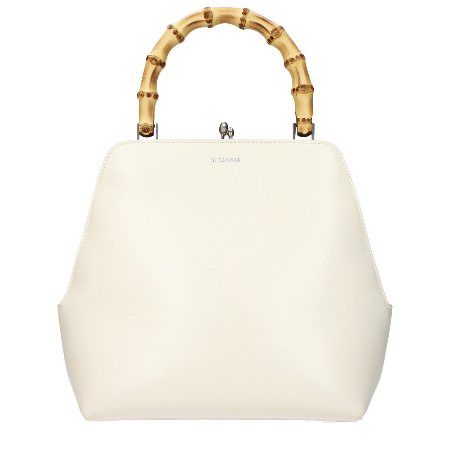 Jil Sander Beige Leder Handtasche