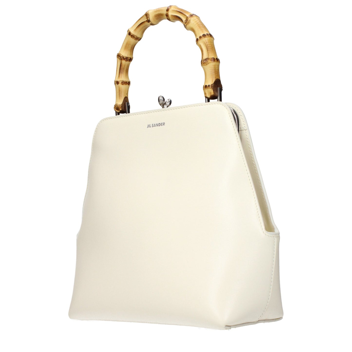 Jil Sander Beige Leder Handtasche