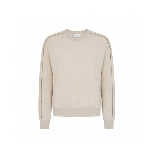 Brunello Cucinelli Beige Kaschmir-Sweatshirt