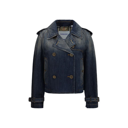 Burberry Blaue Jeansjacke aus Baumwolle