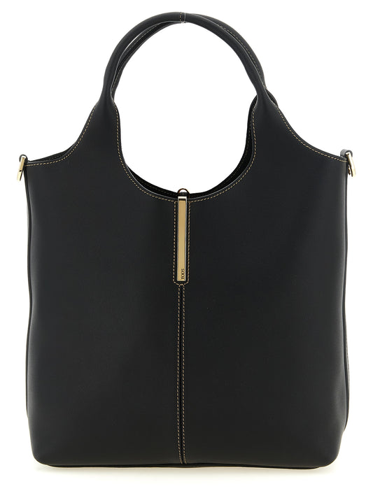 Tod's Schwarze Kalbsleder-Tasche