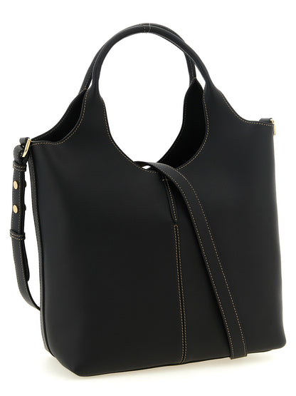 Tod's Schwarze Kalbsleder-Tasche