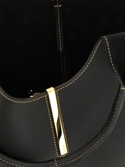Tod's Schwarze Kalbsleder-Tasche