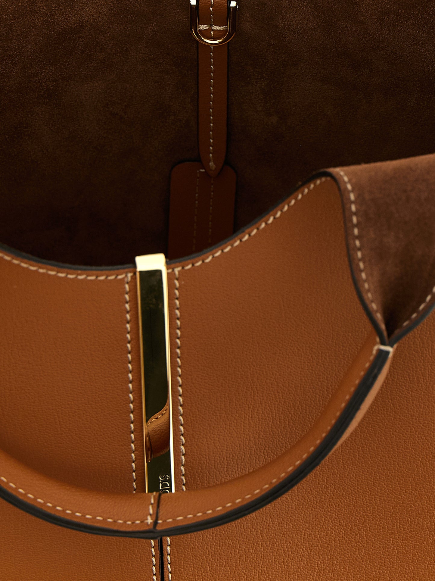 Tod's Braune Kalbsleder-Tote Bag