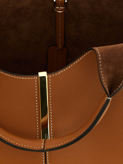 Tod's Braune Kalbsleder-Tote Bag