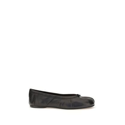 Maison Margiela Schwarze Lammleder Ballerinas Ovis Aries Aries