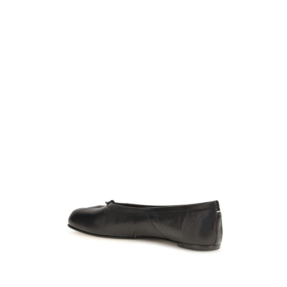 Maison Margiela Schwarze Lammleder Ballerinas Ovis Aries Aries
