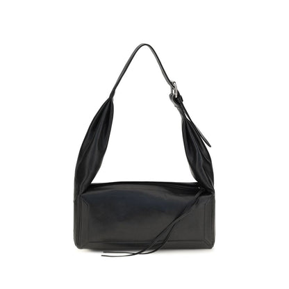 Maison Margiela Schwarze Leder Umhängetasche