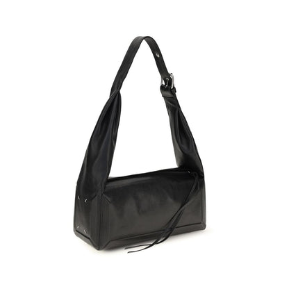 Maison Margiela Schwarze Leder Umhängetasche