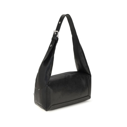 Maison Margiela Schwarze Leder Umhängetasche