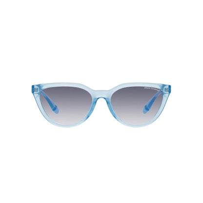 Armani Exchange Blaue Sonnenbrille aus Acetat