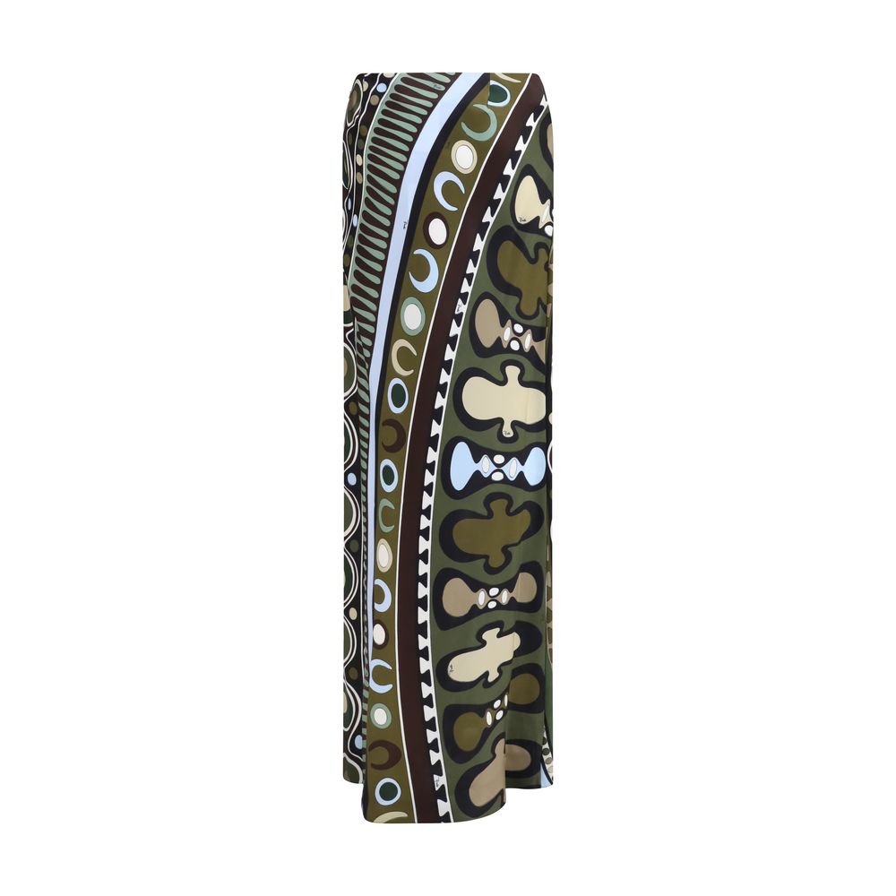 Emilio Pucci Mehrfarbiger Viskose-Maxirock