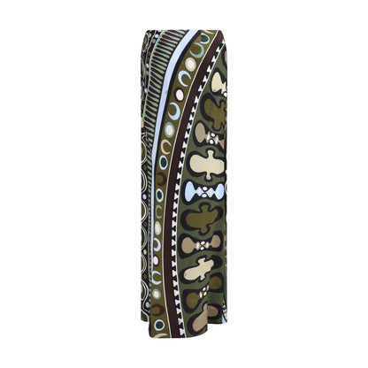 Emilio Pucci Mehrfarbiger Viskose-Maxirock