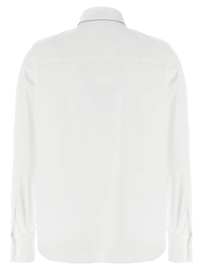 Brunello Cucinelli Weiße Baumwollbluse