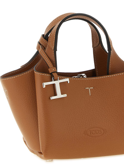 Tod's Braune Kalbsleder-Handtasche