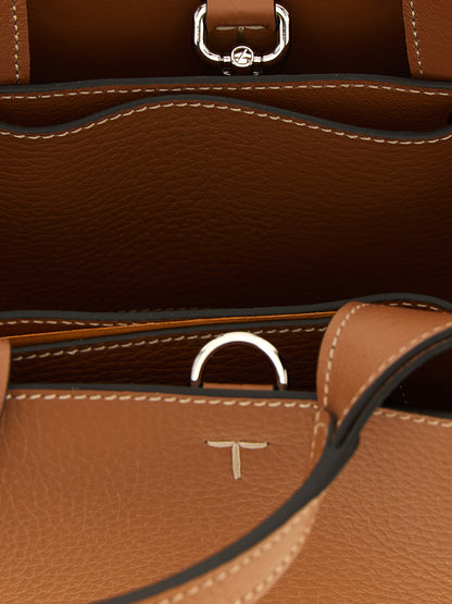 Tod's Braune Kalbsleder-Handtasche