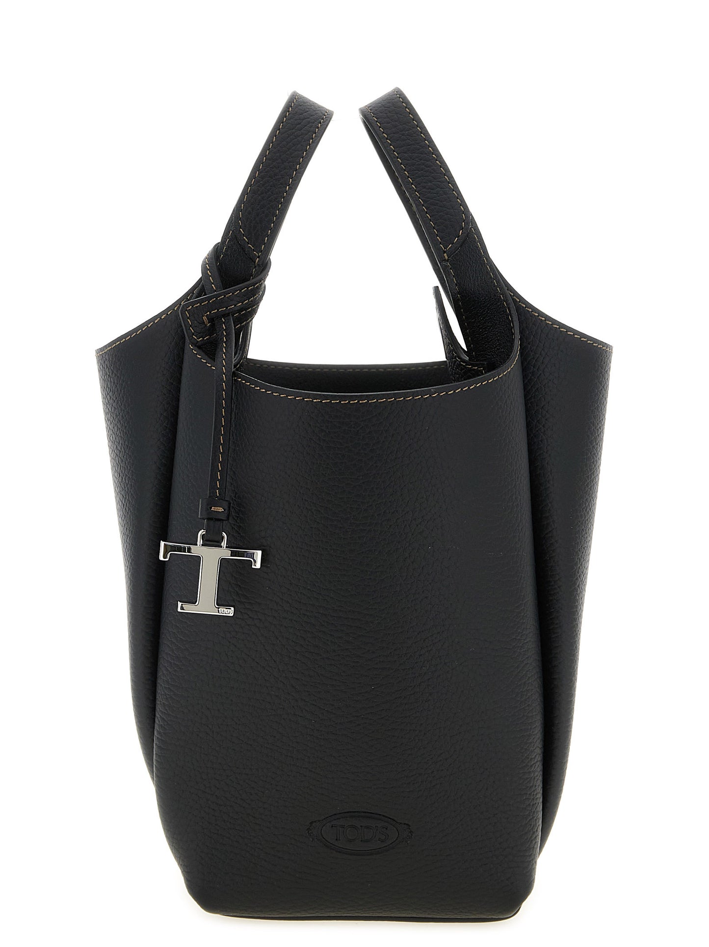 Tod's Schwarze Kalbsleder-Handtasche