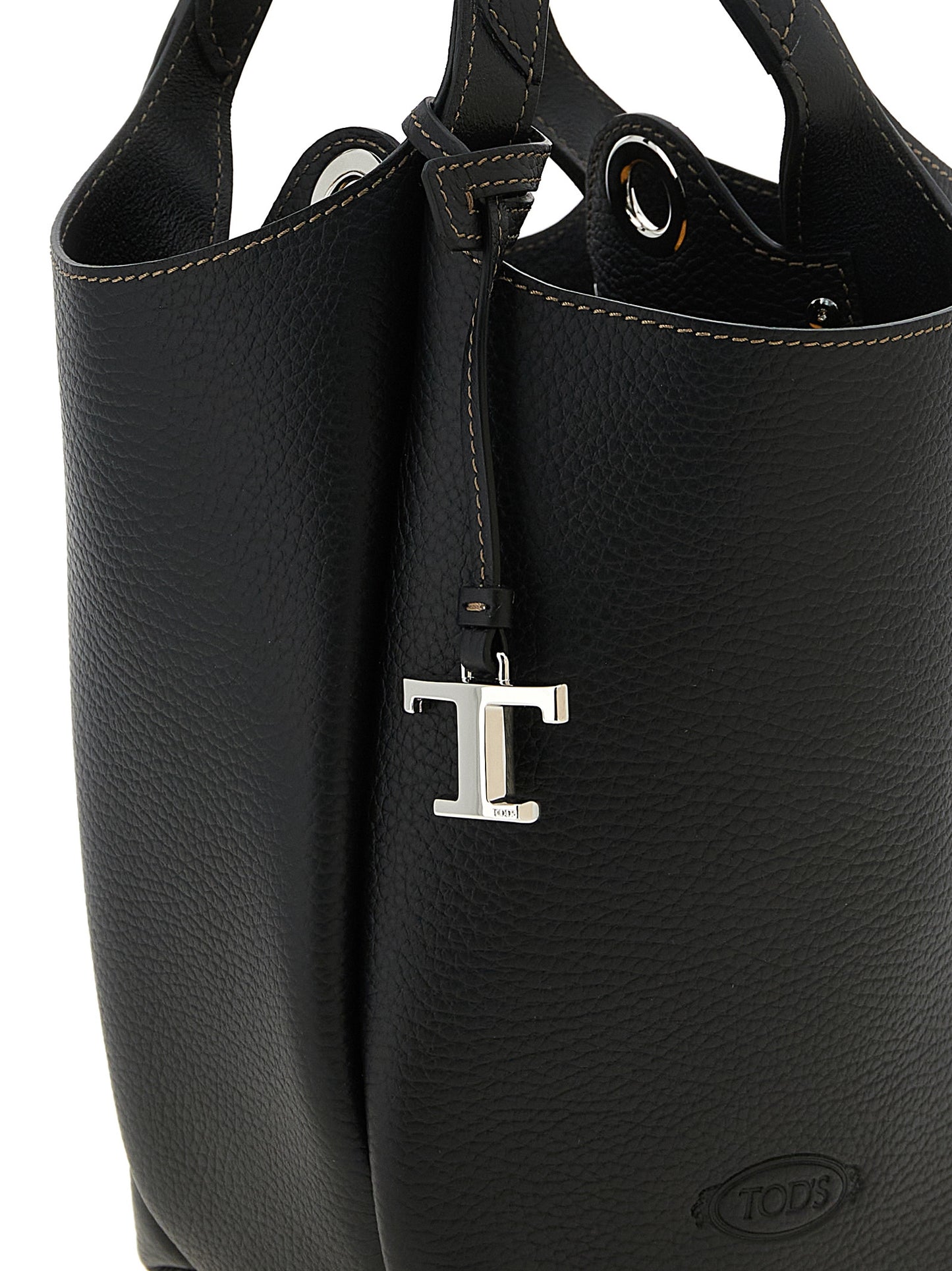 Tod's Schwarze Kalbsleder-Handtasche