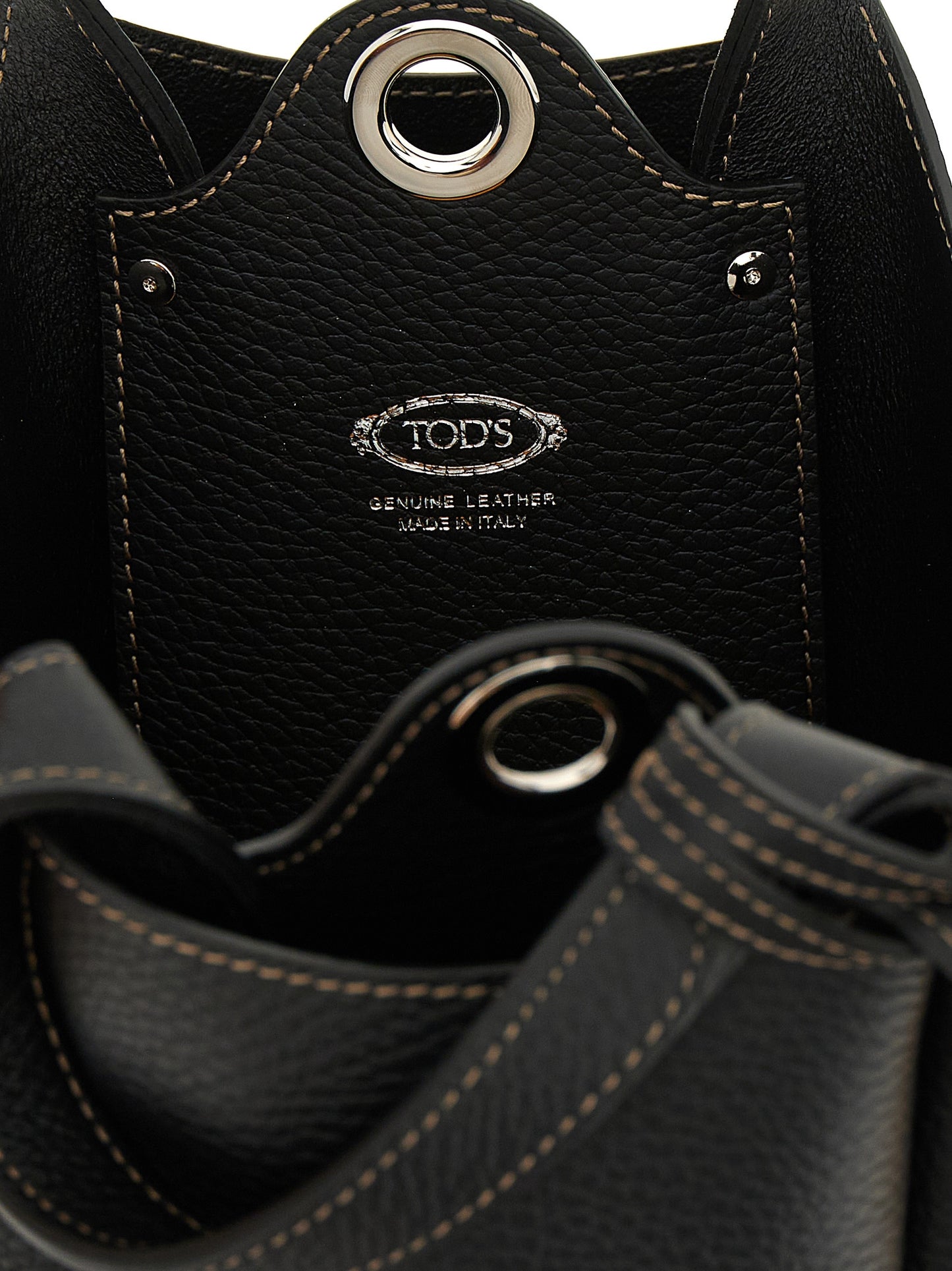 Tod's Schwarze Kalbsleder-Handtasche