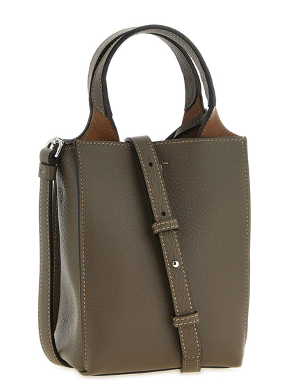 Tod's Zweifarbige Kalbsleder-Handtasche