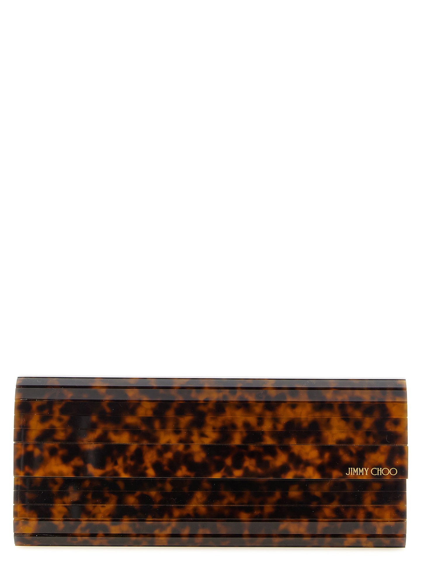 Jimmy Choo Beige Clutch aus Polyester