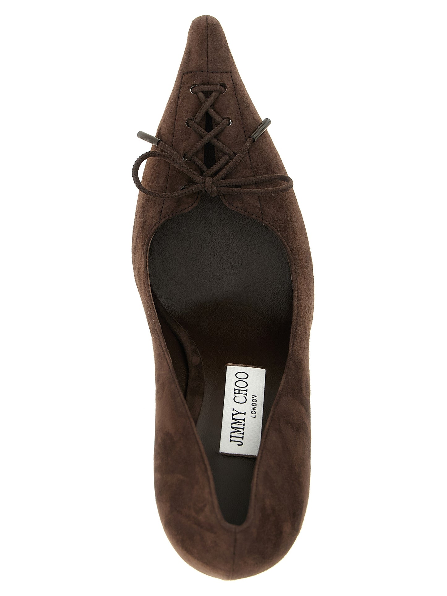 Jimmy Choo Braune Leder Pumps mit hohem Absatz