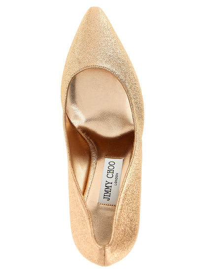 Jimmy Choo Mehrfarbige Tencel-Pumps mit hohem Absatz