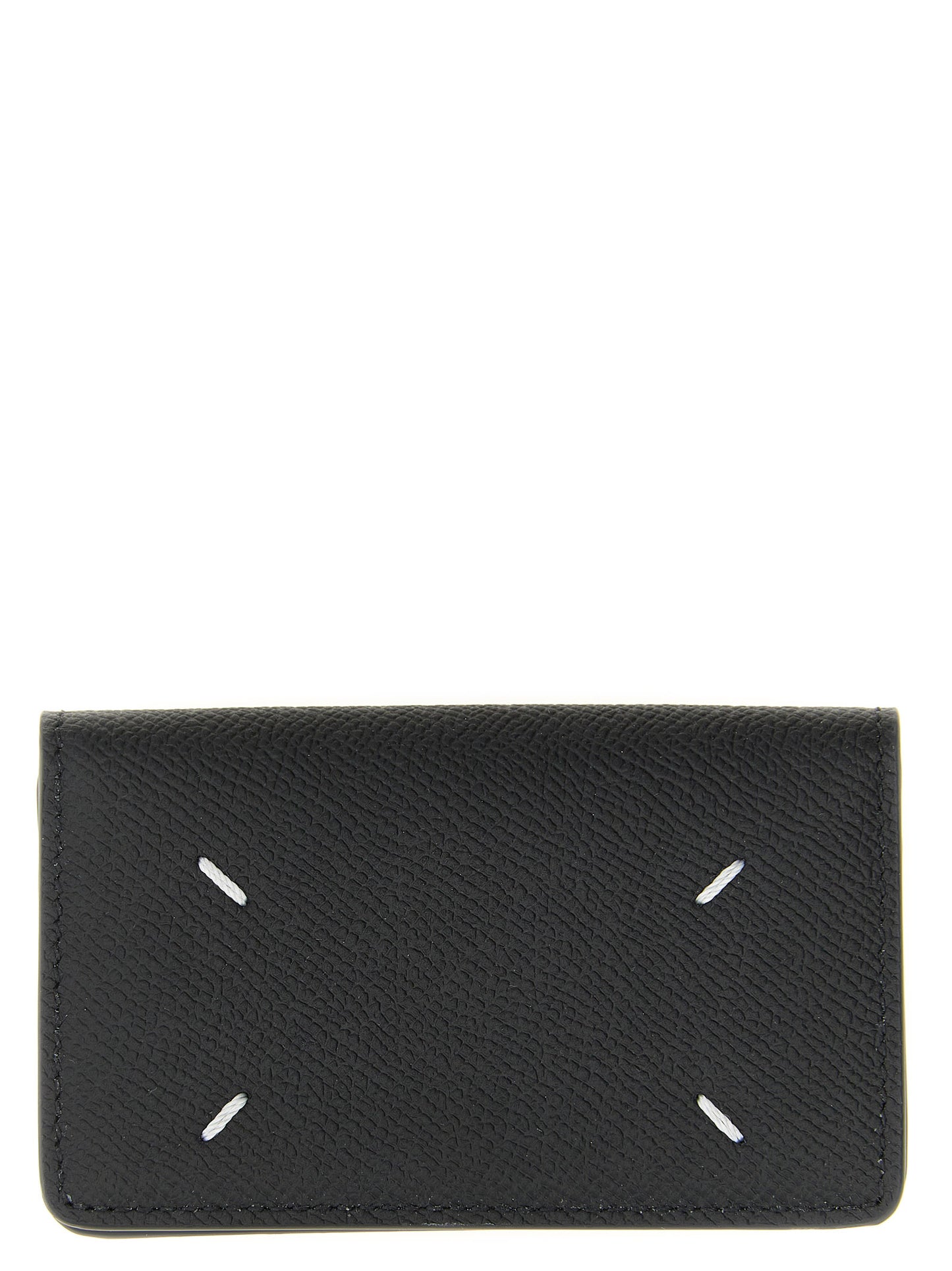 Maison Margiela Schwarzer Kalbsleder-Kartenetui