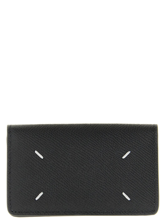 Maison Margiela Schwarzer Kalbsleder-Kartenetui
