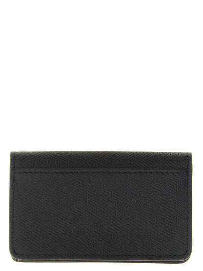 Maison Margiela Schwarzer Kalbsleder-Kartenetui
