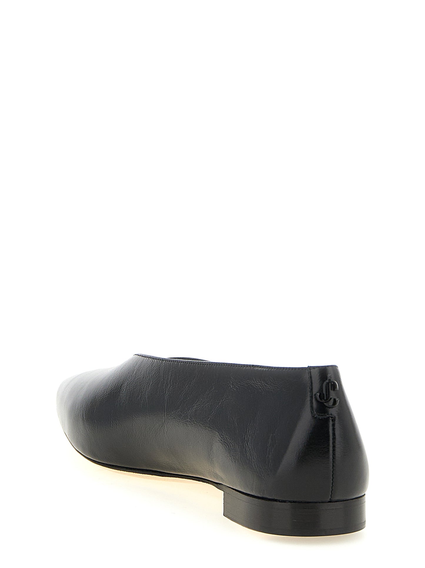 Jimmy Choo Schwarze Ballerinas aus Leder