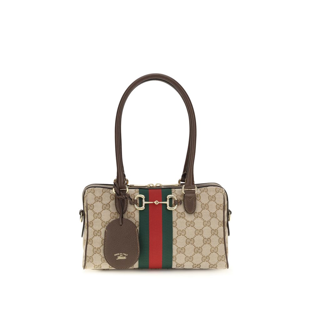 Gucci Beige Stoff-Handtasche