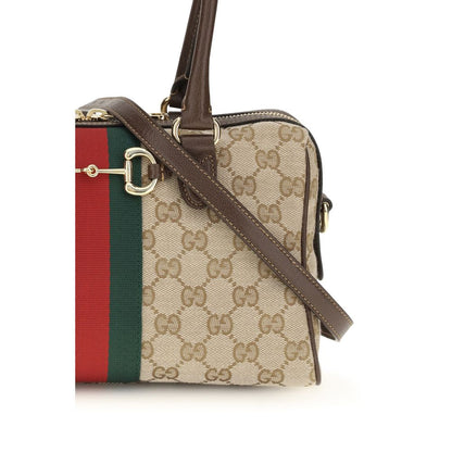 Gucci Beige Stoff-Handtasche