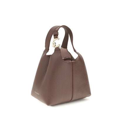 Coccinelle Beige Kalbsleder Bos Taurus Schultertasche