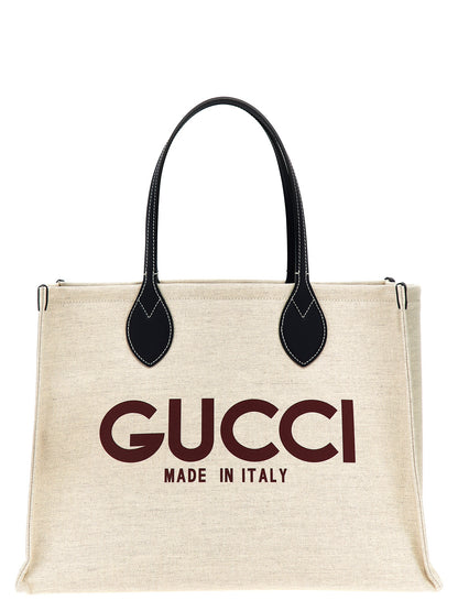 Gucci Beige Polyethylen-Tragetasche