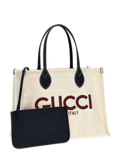 Gucci Beige Polyethylen-Tragetasche