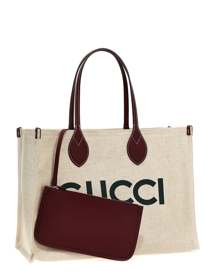 Gucci Beige Polyethylen-Tragetasche