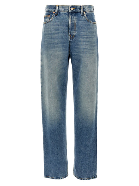 Gucci Blaue Baumwoll-Boyfriend-Jeans