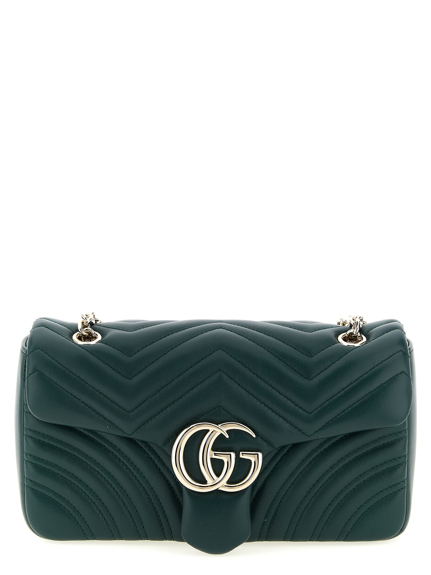 Gucci Schultertasche aus zweifarbigem Lammleder